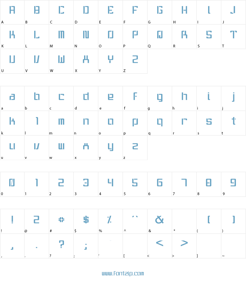 It wasn't me Font Character